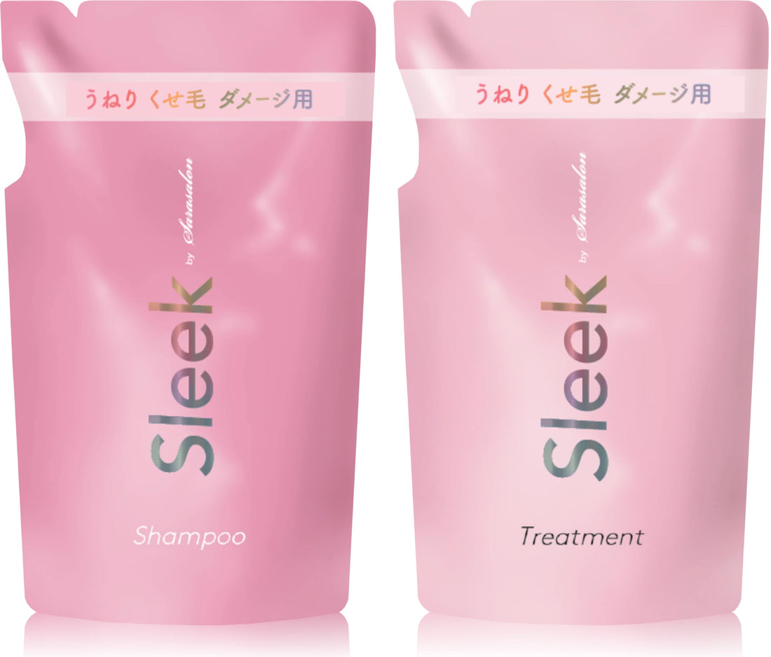 Sleek by Sarasalon Melty Repair Shampoo and Conditioner Refill Set 340ml