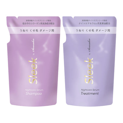 Sleek by Sarasalon Shampoo et Après-Shampooing Recharge 340ml