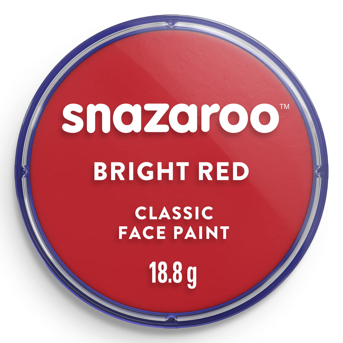 snazaroo Bright Red Face Paint 18ML for Colorful Fun