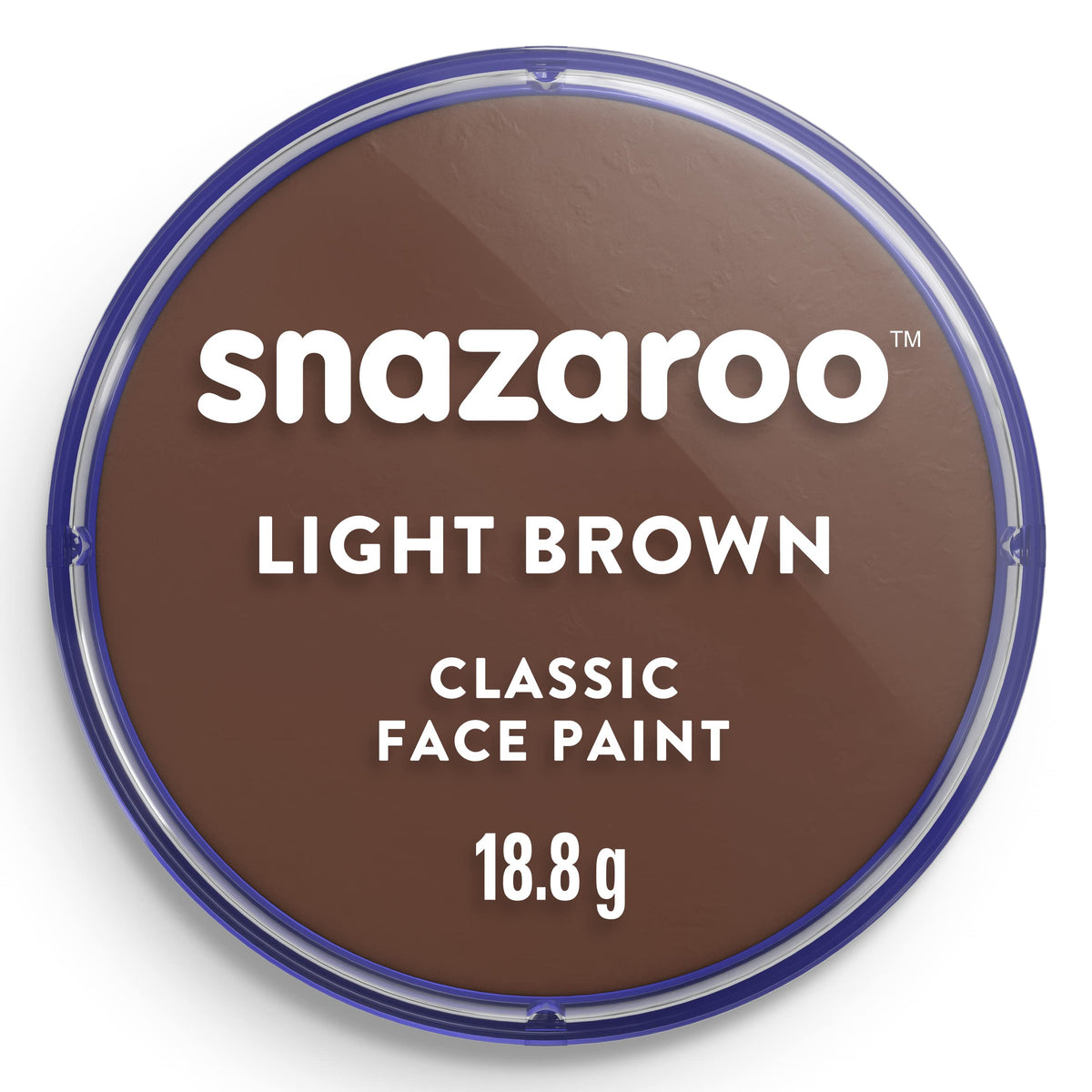 snazaroo Face Paint Light Brown 18ML for Creative Makeup