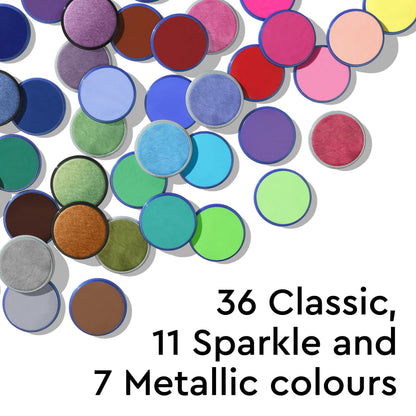 snazaroo Dark Green Face Paint 18ML for Creative Makeup