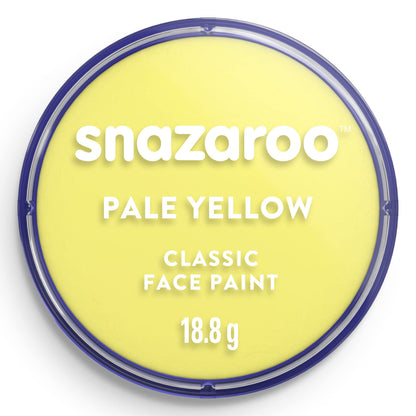 snazaroo Face Paint Pale Yellow 18ML for Creative Looks