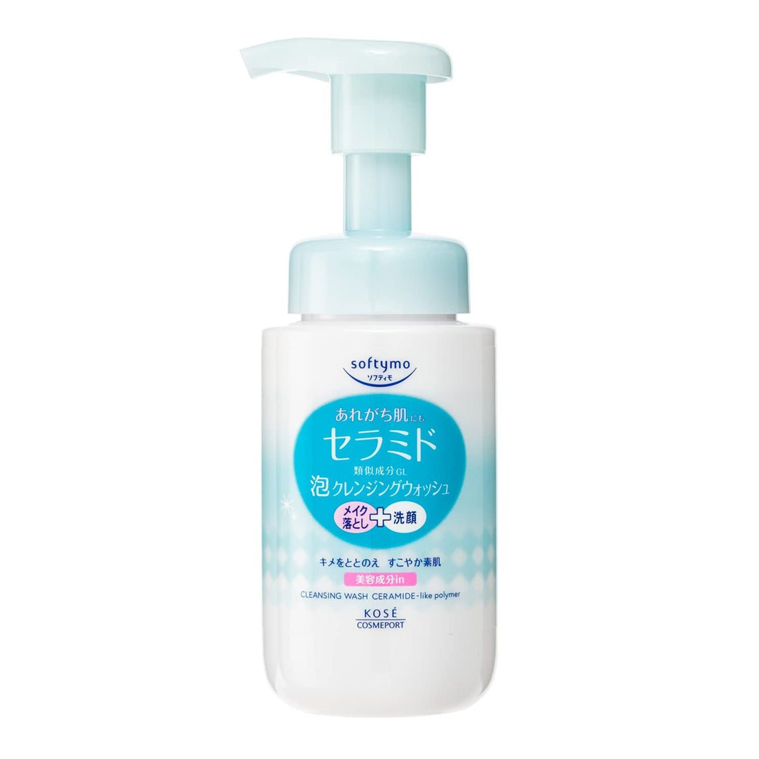 softymo Foam Cleansing Wash with Ceramide 200mL for Makeup Removal
