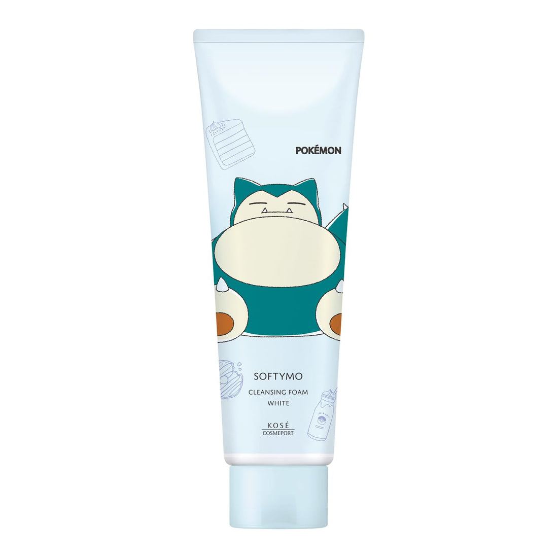 Softymo Cleansing Wash White Pokémon Design 190g Makeup Remover and Cleanser