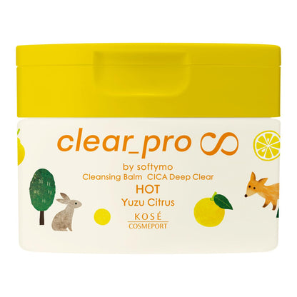 Softymo Cleansing Balm CICA Deep Clear 100g for Japanese Skincare