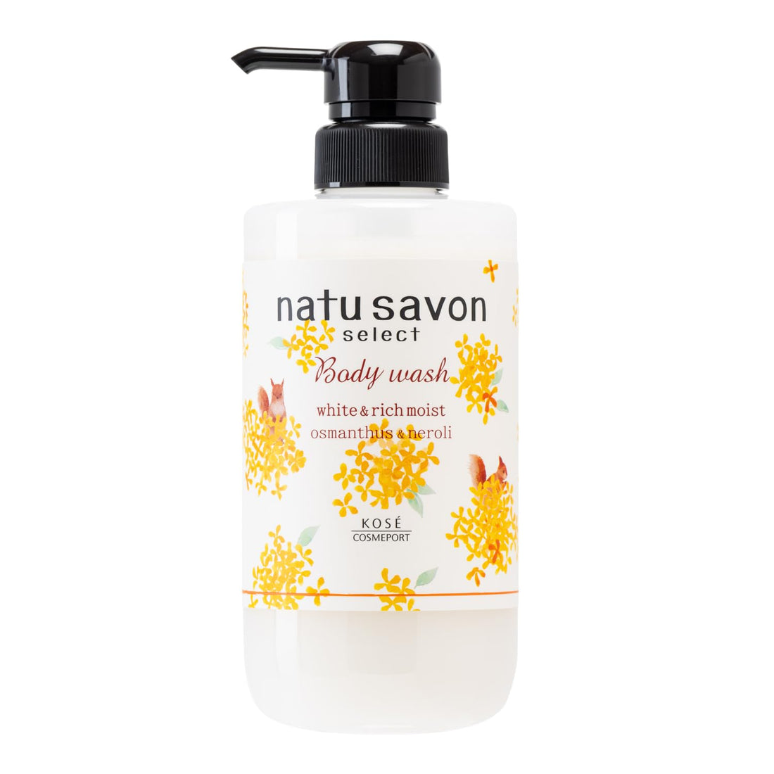 softymo Natural Sabon Select White Body Wash 500ml Rich Moisture