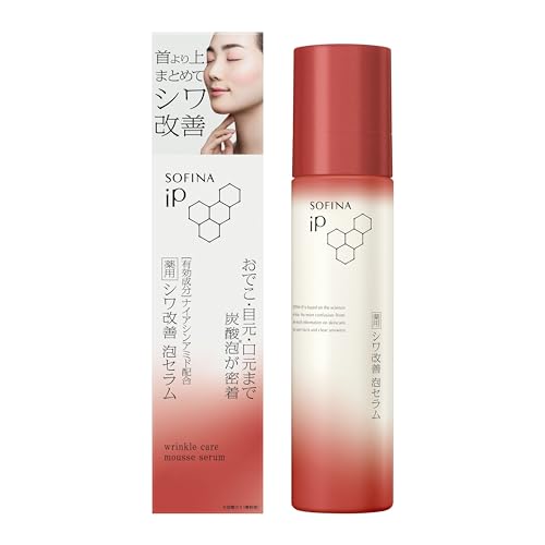 SOFINA iP Wrinkle Improvement Foam Serum 90g for Japanese Skincare