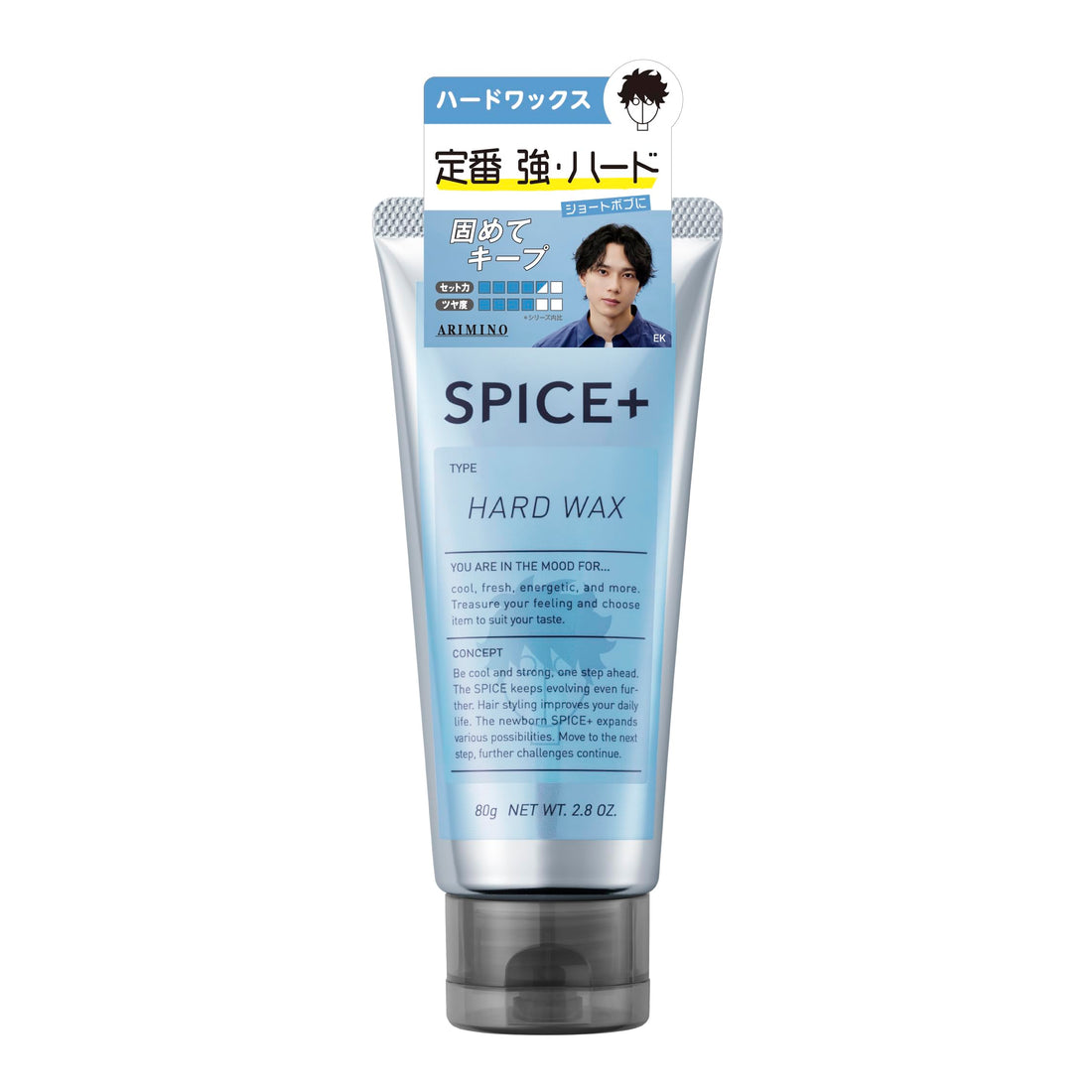 SPICE+ Hard Wax for Men 80g with Green Apple Scent
