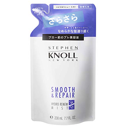 STEPHEN KNOLL Hair Mist Hydro Renew Smooth Repair Refill 230ml Leave-in Treatment Hair Care Hair Serum Beauty Serum Mist Damage Repair Heat Protect Smooth Silky Salon