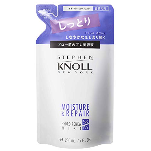 Stephen Knoll Hair Mist Hydrol Renew Mist Moisture Repair Refill 230ml Leave-in Treatment Hair Care Hair Serum Beauty Serum Mist Damage Repair Heat Protect Moisturizing Smooth Salon