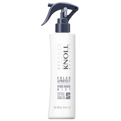Stephen Knoll Hair Mist Hydro Renew Mist Color Protect A 250mL Leave-in Treatment Hair Serum Hair Color Damage Repair Acid Heat Treatment Heat Protect Color Keep Shine Salon