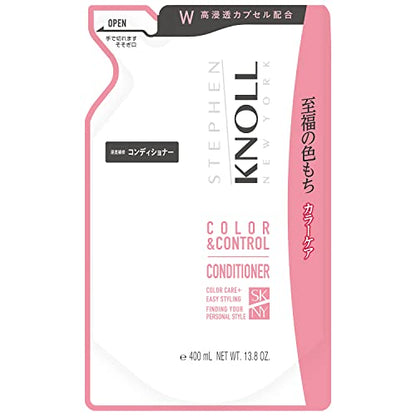 STEPHEN KNOLL Color Control Conditioner Refill 400ml Color Damage Color Fade Prevention Amino Acids Non-Silicone