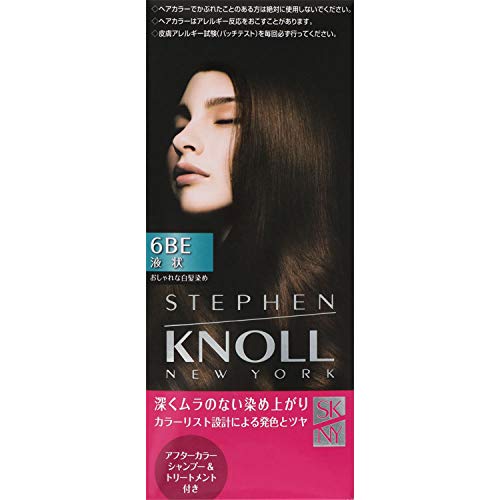 STEPHEN KNOLL Color Couture Liquid Hair Color for Gray Hair, 6BE Beige Brown, 1 Count (x 1)