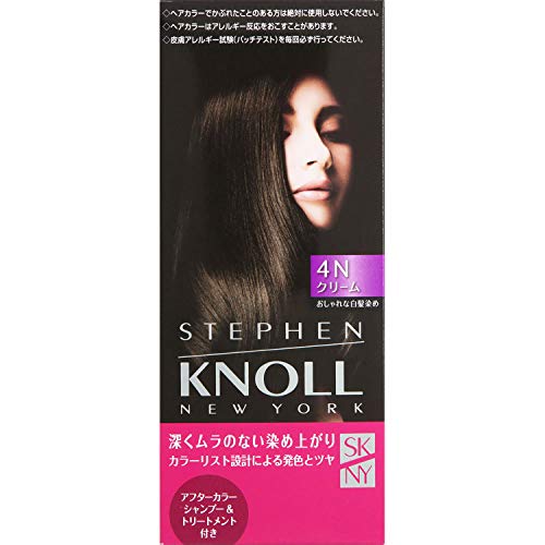 STEPHEN KNOLL Color Couture Cream Hair Color for Gray Hair, 4N Dark Brown, 1 Count (x 1)