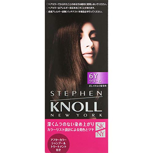 STEPHEN KNOLL Color Couture Cream Hair Color for Gray Hair 6Y Yellow Brown, 1 Piece (x 1)