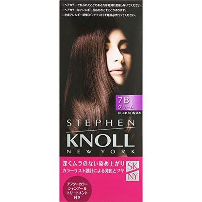 STEPHEN KNOLL Color Couture Cream Hair Color Gray Coverage 7B Light Brown 1 Count (x 1)