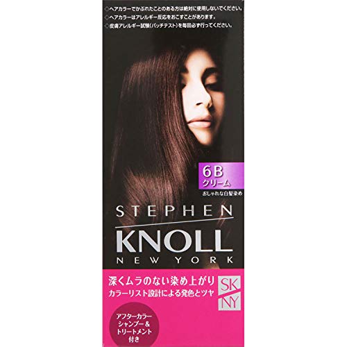 STEPHEN KNOLL Color Couture Cream Hair Color for Gray Hair 6B Medium Brown, 1 Count (x 1)