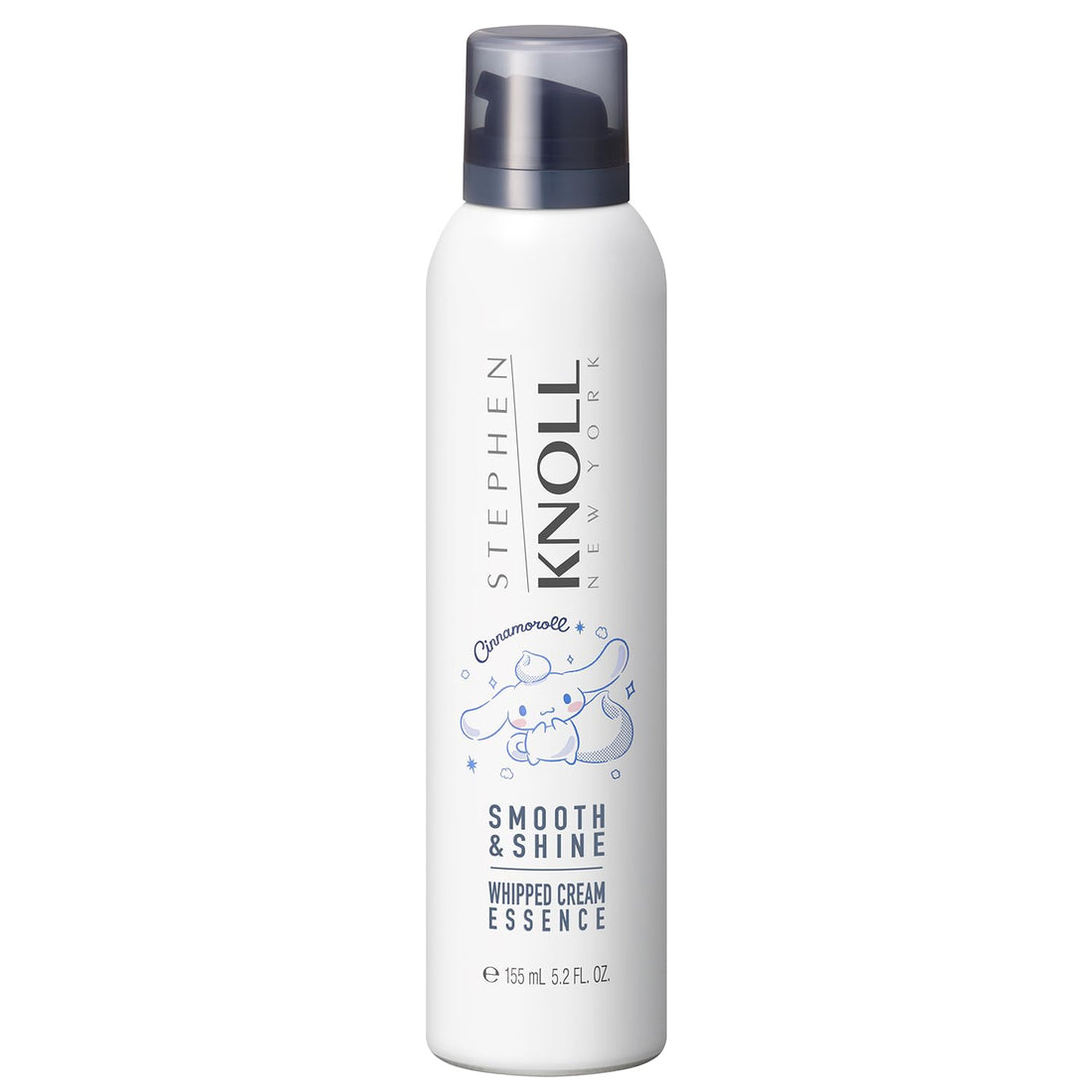 Stephen Knoll Whip Cream Essence Smooth and Shine Sanrio Character Cinnamoroll Limited Design 156g Leave-in Treatment Milk
