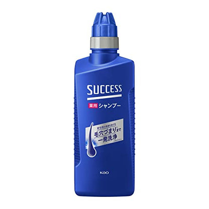 Success Medicinal Shampoo Main Body 400ml [Quasi-Drug] Oil Wax Odor One-Shot Cleansing Shampoo Aqua Citrus Scent Main Body