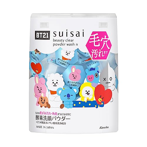 suisai Enzyme Face Wash Powder 0.4g x 32 Pieces for Japanese Skincare
