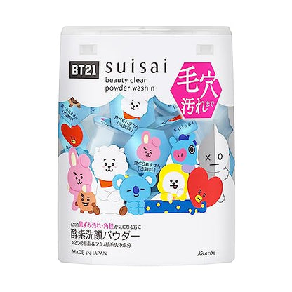 suisai Enzyme Face Wash Powder 0.4g x 32 Pieces for Japanese Skincare