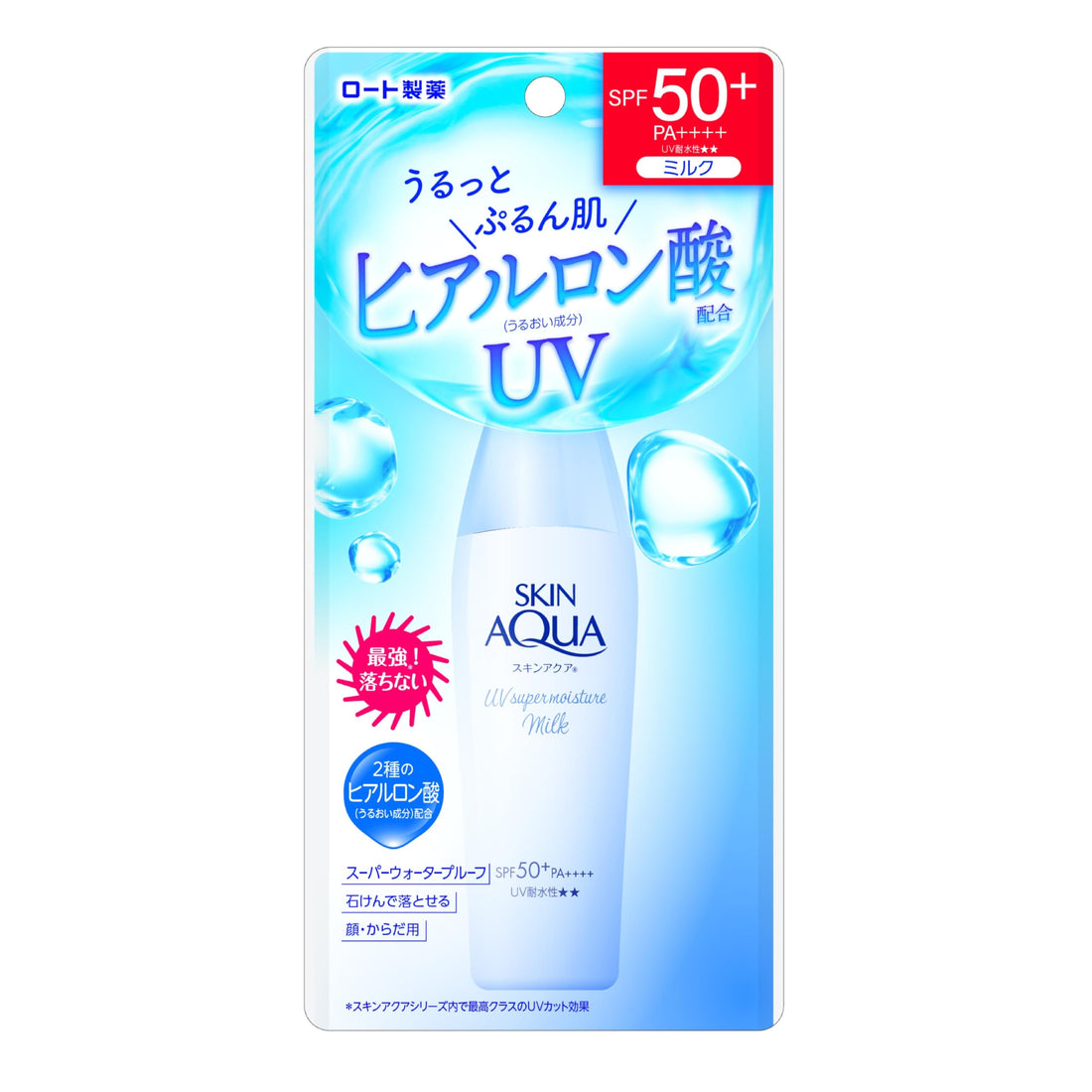 Skin Aqua Super Moisture UV Milk SPF50+ 40ml Japanese Sunscreen