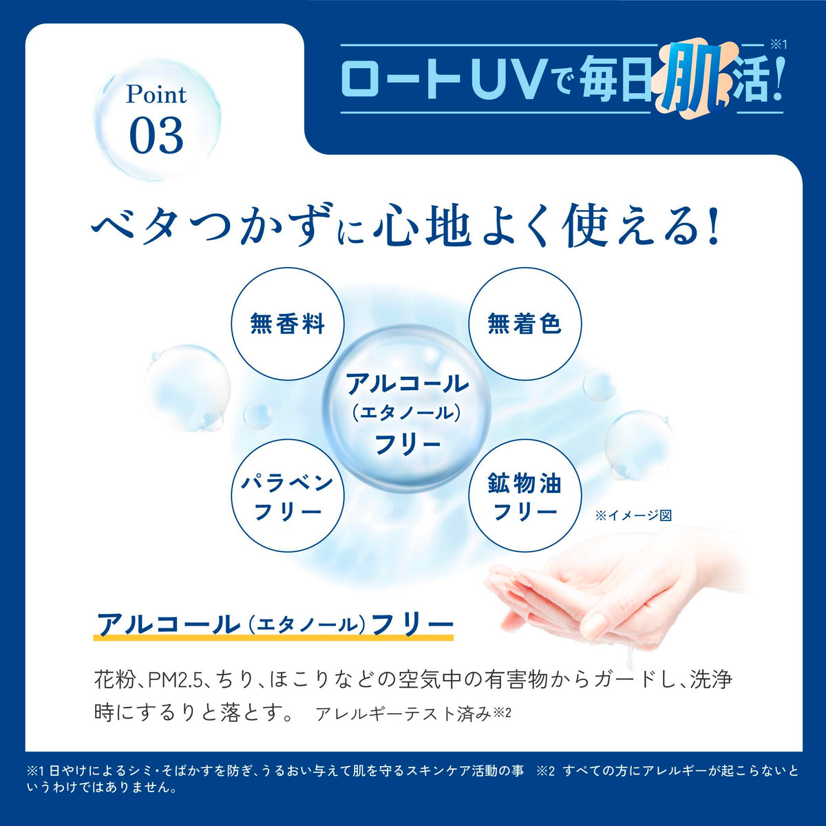 SKIN AQUA Hyaluronic Serum UV SPF50+ Fragrance-Free Gel 80g