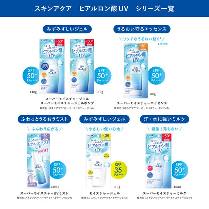 Skin Aqua Super Moisture Gel SPF50+ 140g for Japanese Skincare