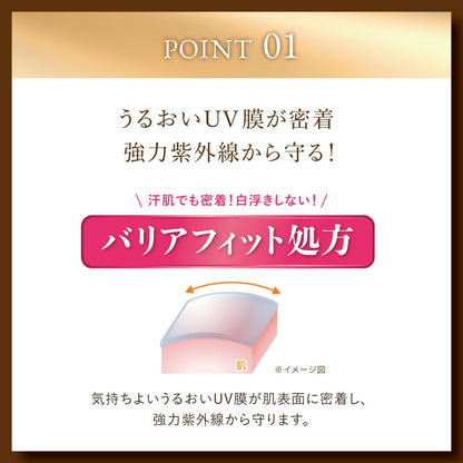 Skin Aqua Super Moisture Barrier UV Gel 100g for Japanese Skincare