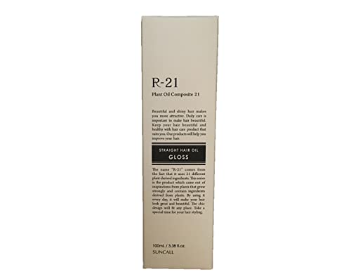 Suncall R-21 Straight Hair Oil Gloss 100ml for Smooth Shine