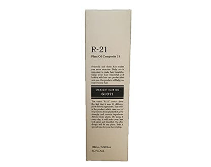 Suncall R-21 Straight Hair Oil Gloss 100ml for Smooth Shine