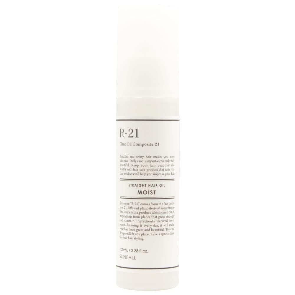 Suncall R-21 Straight Hair Oil Moist 100ml for Smooth Finish