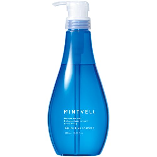 Sankou Sunkoll Salon Exclusive Mint Bell Marine Blue Shampoo 550ml [2023 Renewed Product]