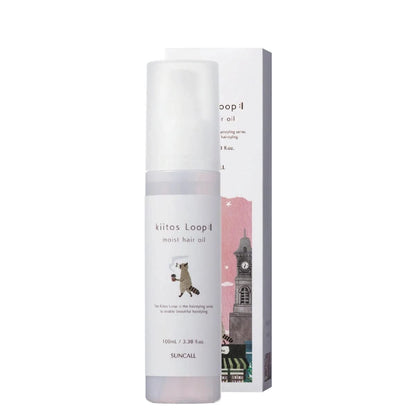 SUNCALL Kiitos Loop Moist Hair Oil 100mL for Smooth and Defined Hair