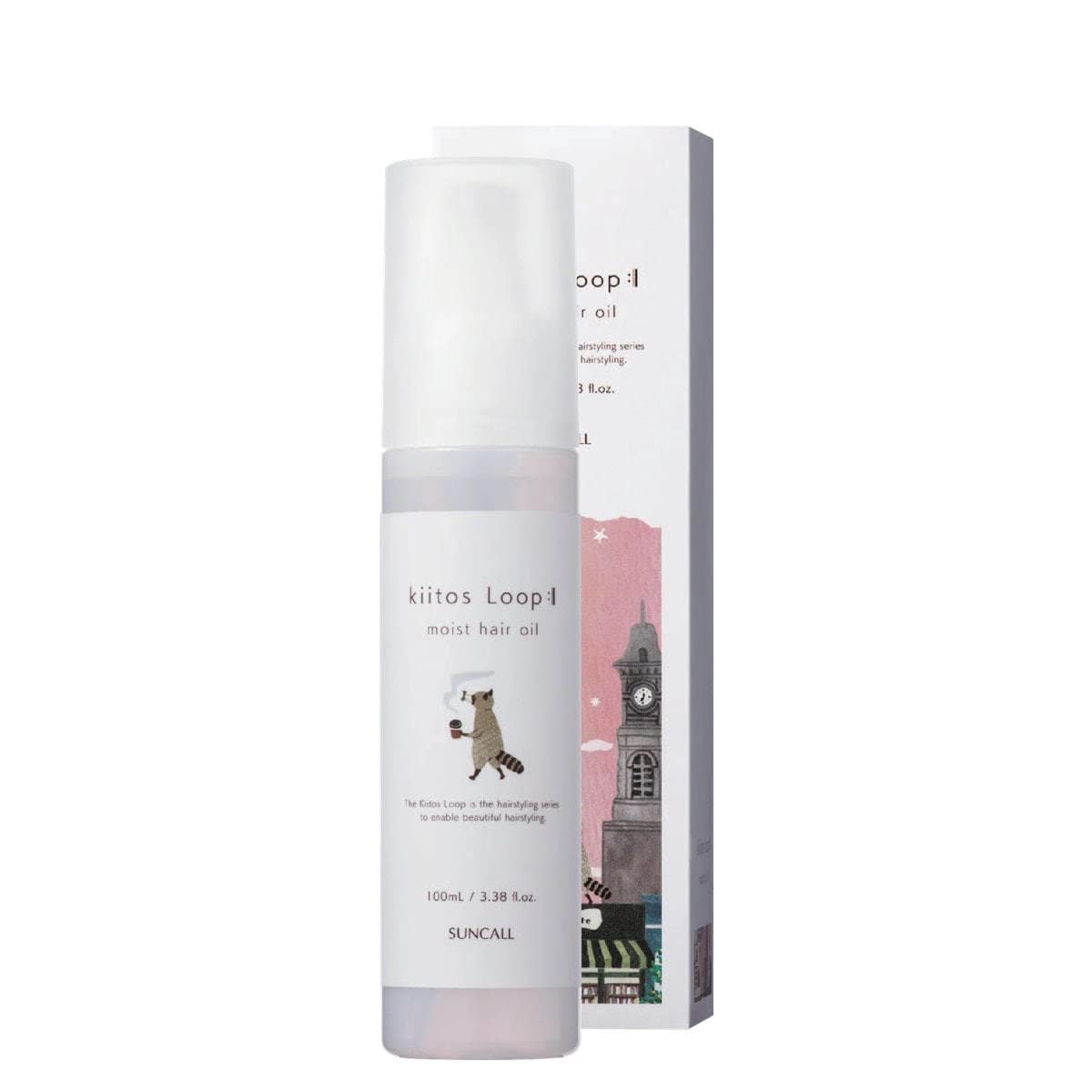 SUNCALL Kiitos Loop Moist Hair Oil 100mL for Smooth and Defined Hair