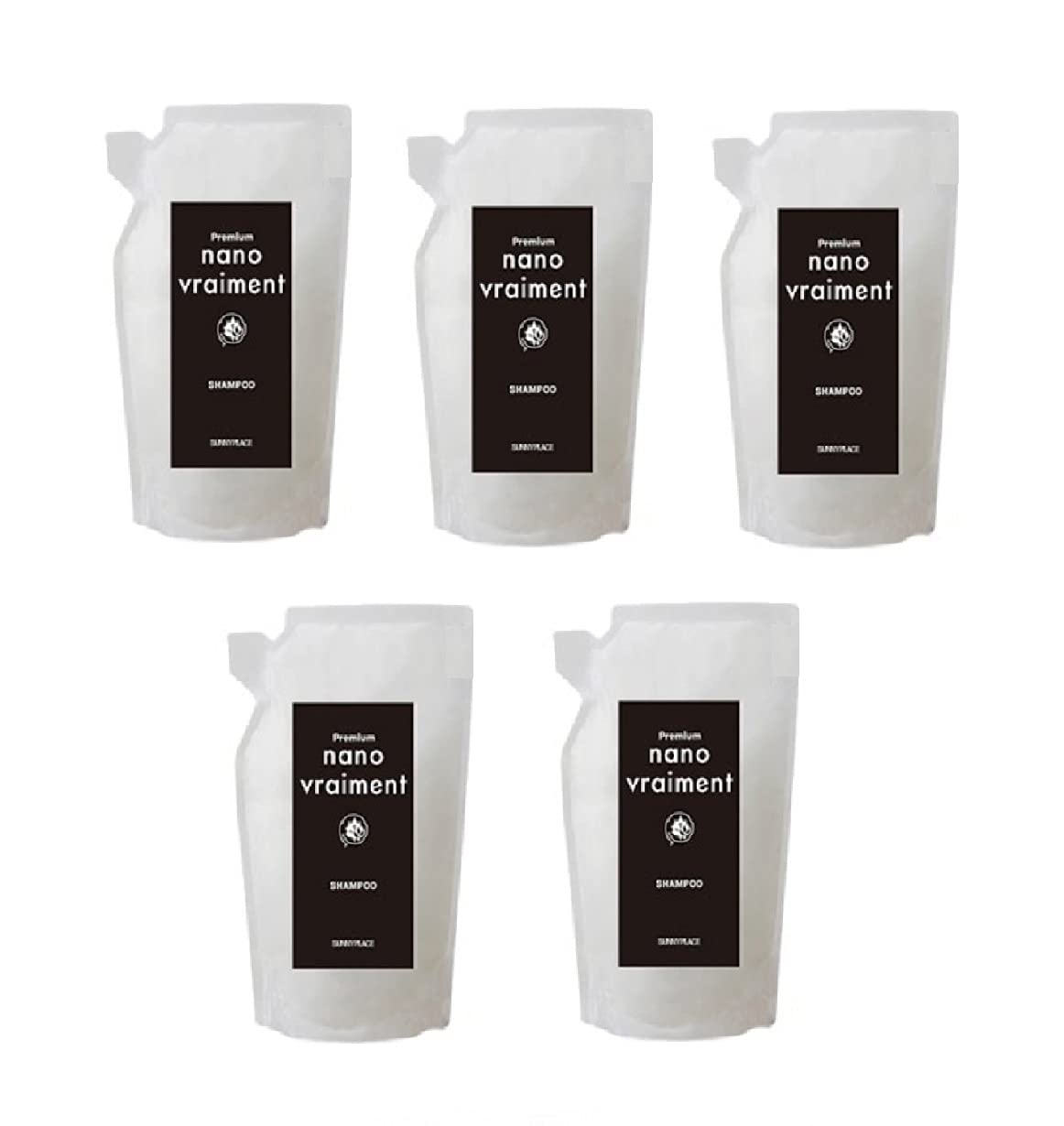 [Case Sale] Sunny Place Nanoblemane Premium Shampoo 4000ml Refill [800ml x 5 pieces]