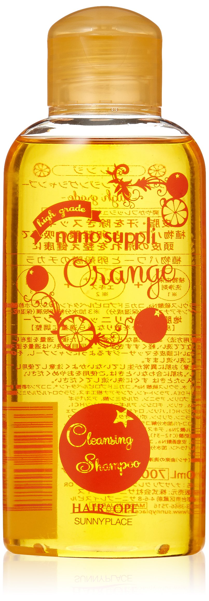 Sunny Place Shampoo Supplément Nano Haute Qualité Orange 120ml