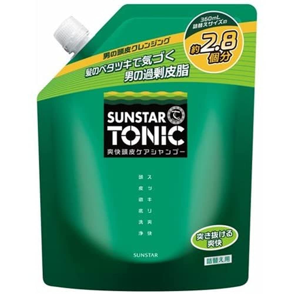 SUNSTAR TONIC Refreshing Scalp Care Shampoo 1000mL Citrus Herb Fragrance