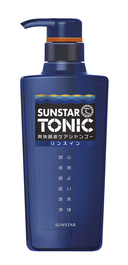 Sunstar Tonic Rinse-In Refreshing Scalp Care Non-Silicone Formula 460mL