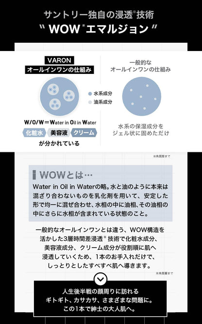 Suntory VARON All-in-One Men&