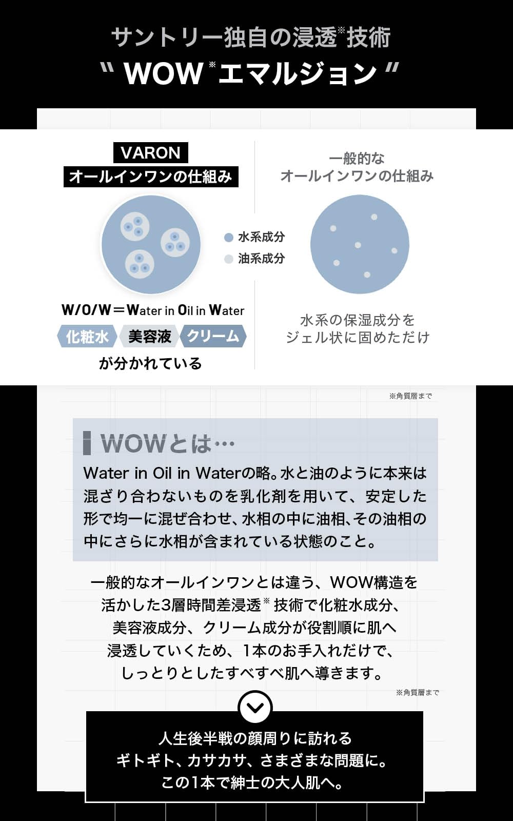 Suntory VARON All-in-One Men&