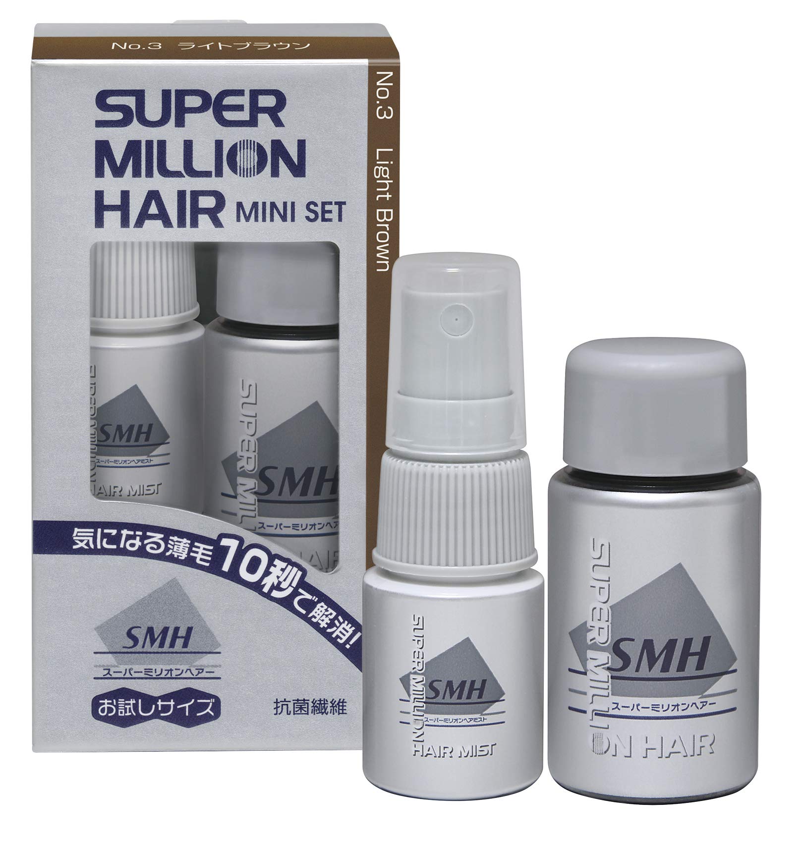 Super Million Hair Mini Set No.3 Brun Clair (Super Million Hair 5g + Super Million Hair Mist 15mL)