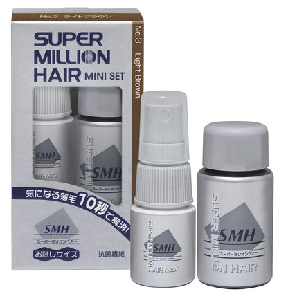 Super Million Hair Mini Set No.3 Brun Clair (Super Million Hair 5g + Super Million Hair Mist 15mL)