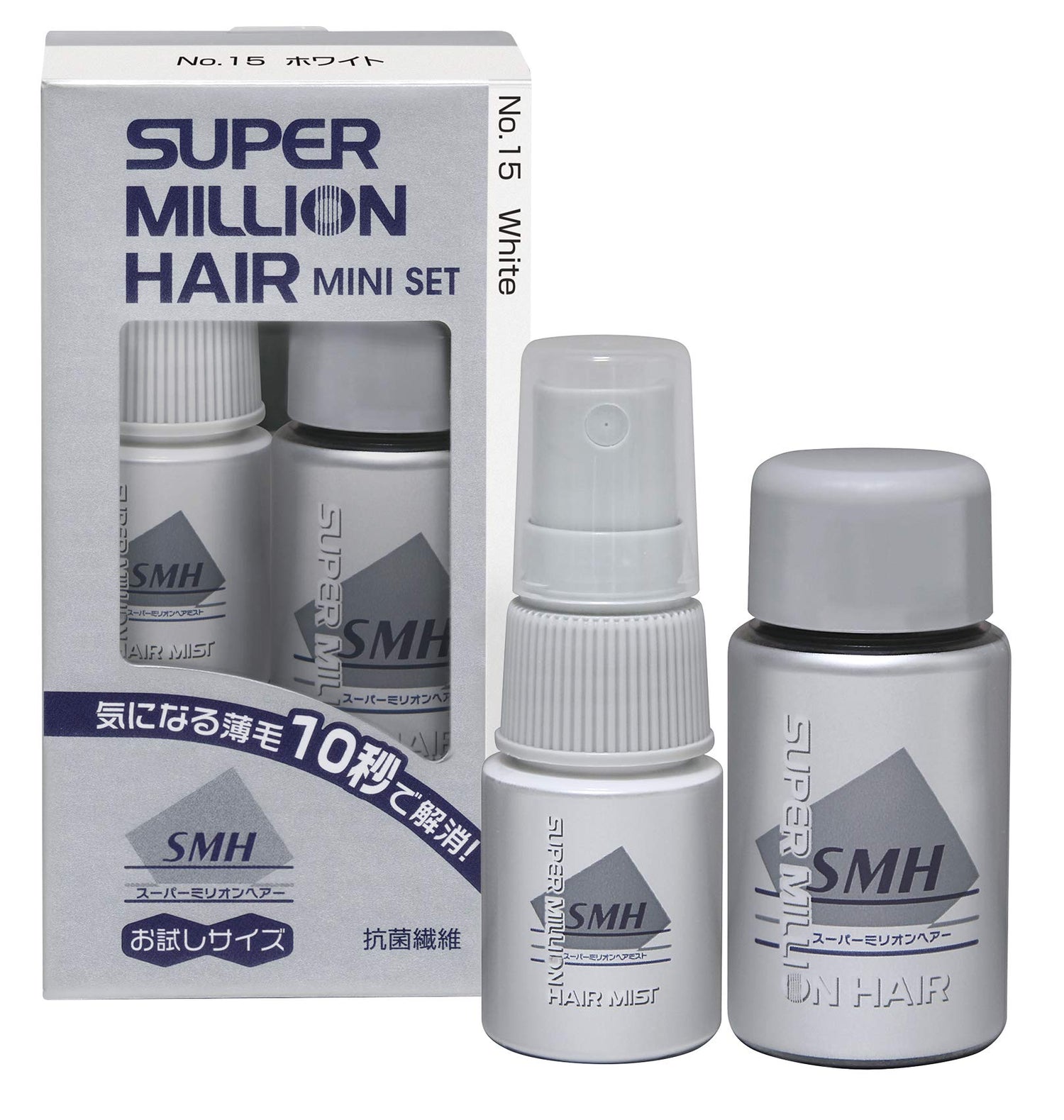 Super Million Hair Mini Set White 5g and Mist 15mL for Thinning Hair