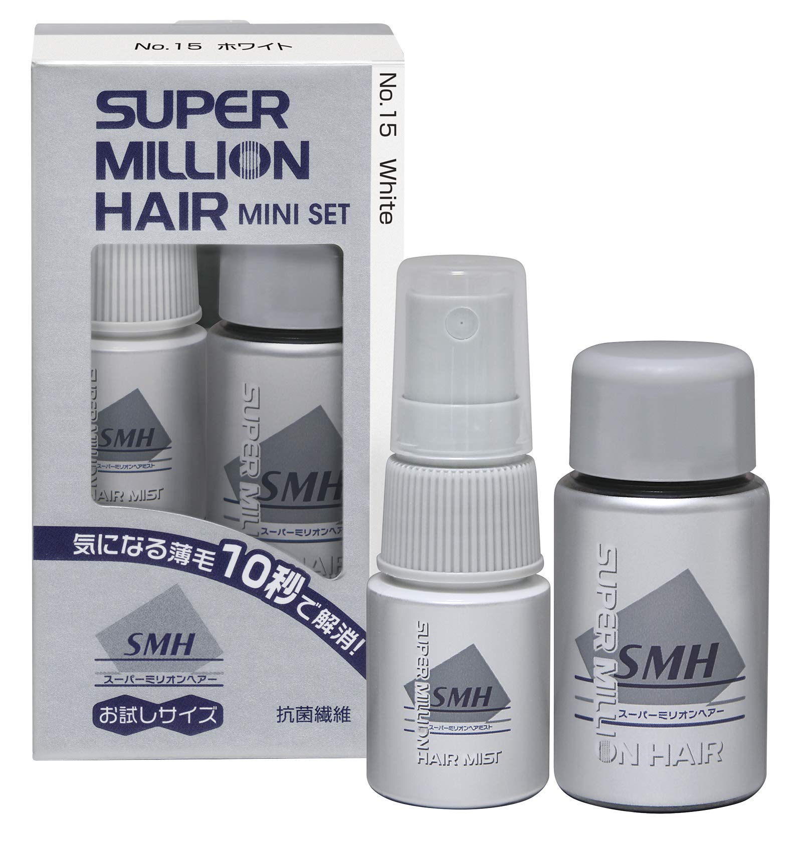Super Million Hair Mini Set White 5g and Mist 15mL for Thinning Hair