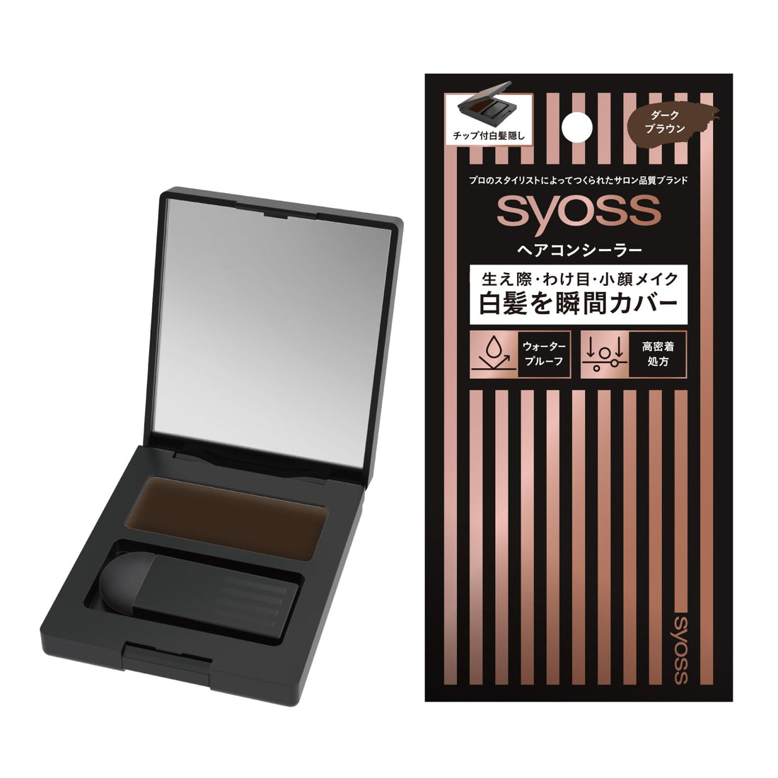 Syoss Hair Concealer Dark Brown for Thinning Hair Coverage