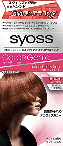 syoss Color Genic Milky Hair Color CP02 Pink Coral, 1 Piece