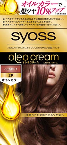 syoss Oleo Cream Gray Hair Color 2P Pearl Pink, 1 Count (x 1)