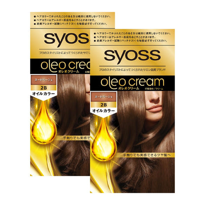 syoss Oleo Cream Hair Color 2B Nude Beige 100g Pack