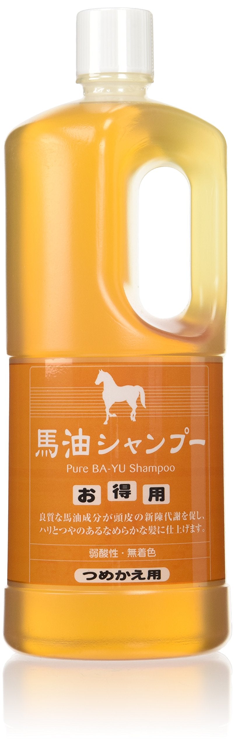 Tabibijin Horse Oil Shampoo Refill 1000ml for Japanese Hair Care
